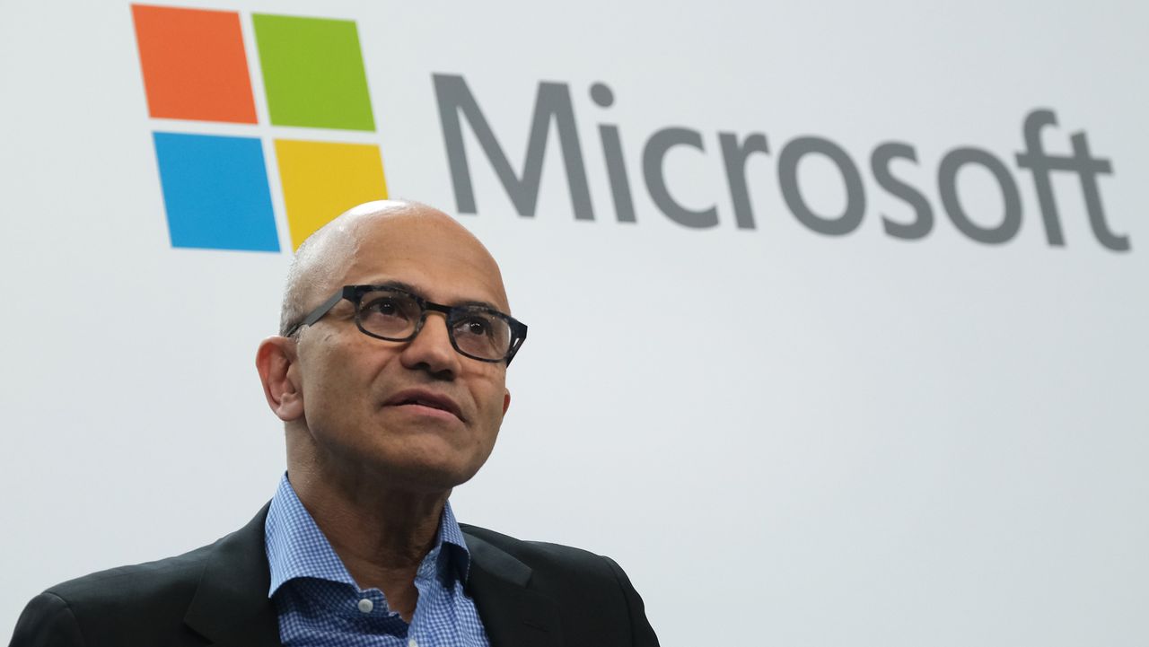 volkswagen and microsoft ceos hold "fireside chat"